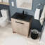 Meuble-lavabo simple 30 po avec plateau en céramique Daneca