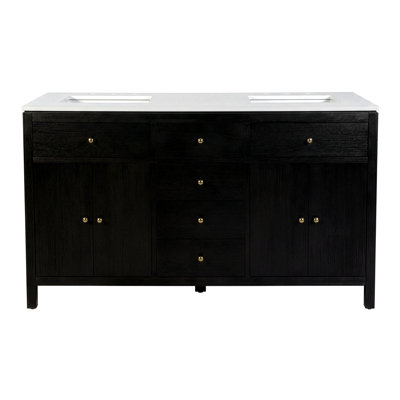 Celine 60" Acacia Double Bathroom Vanity