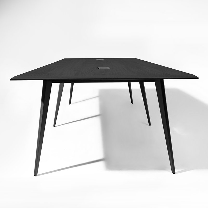Table de conférence rectangulaire Bexley, Noir, H 29,53 po x L 118,11 po x l 47,24 po