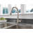 Apex Integrated Pull Down Single Handle Kitchen Faucet with Soap Dispenser
