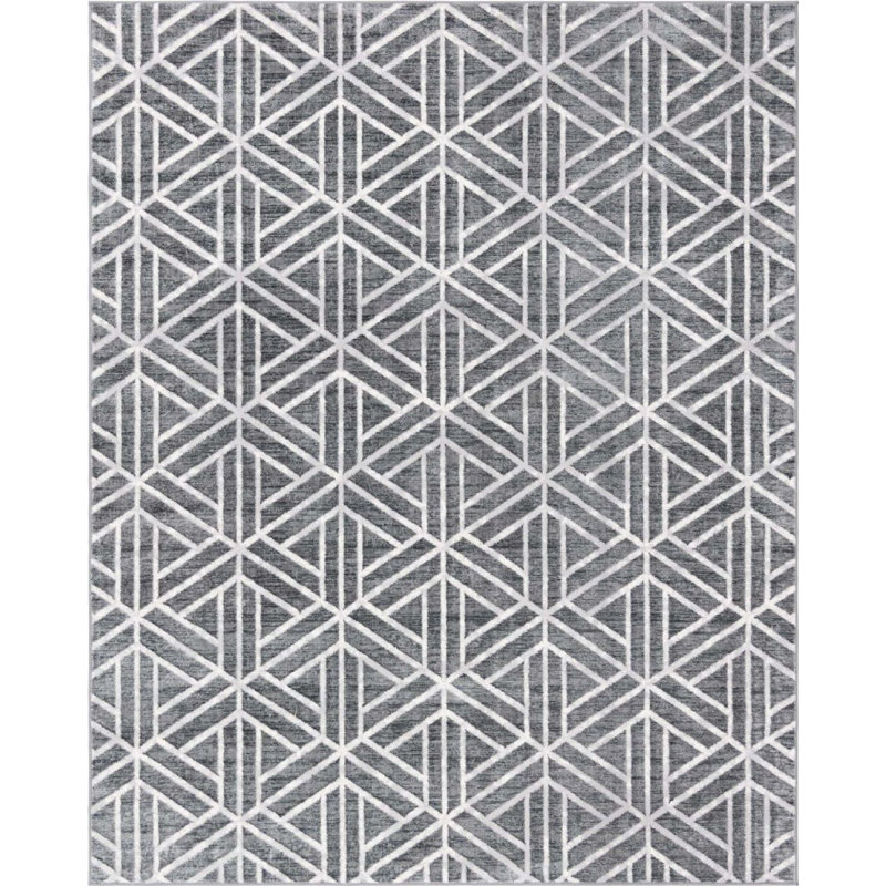 Tapis contemporain Clidy, Rectangle 8 pi x 10 pi