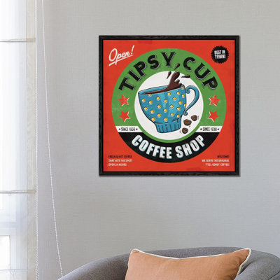 Tipsy Cup by Ester Kay - Print on Canvas