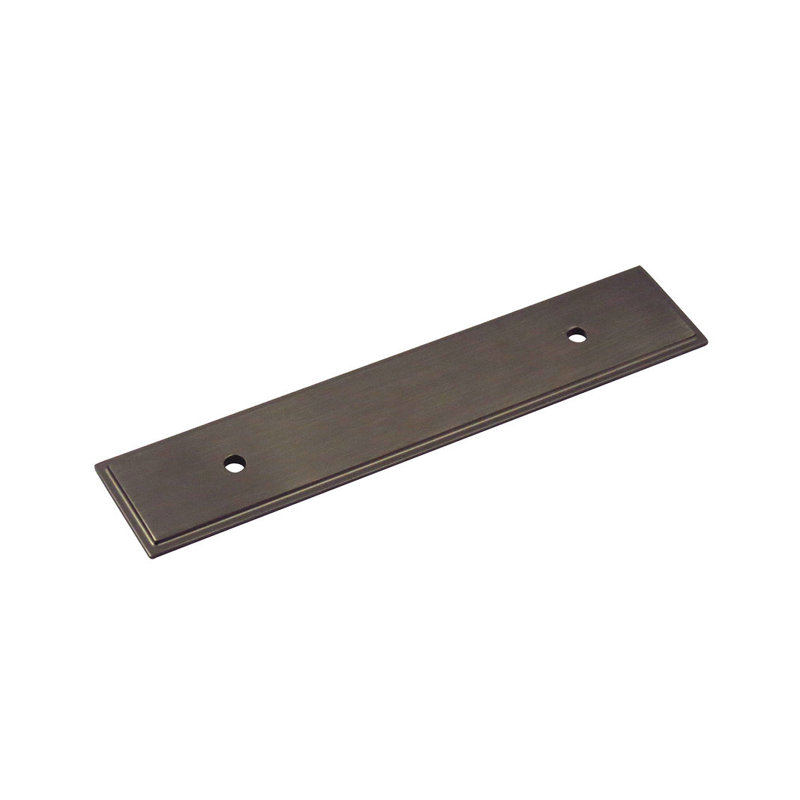 Blackplate en métal pour les tirettes, H 6,16 po x l 1,25 po x p 0,13 po, Nickel antique