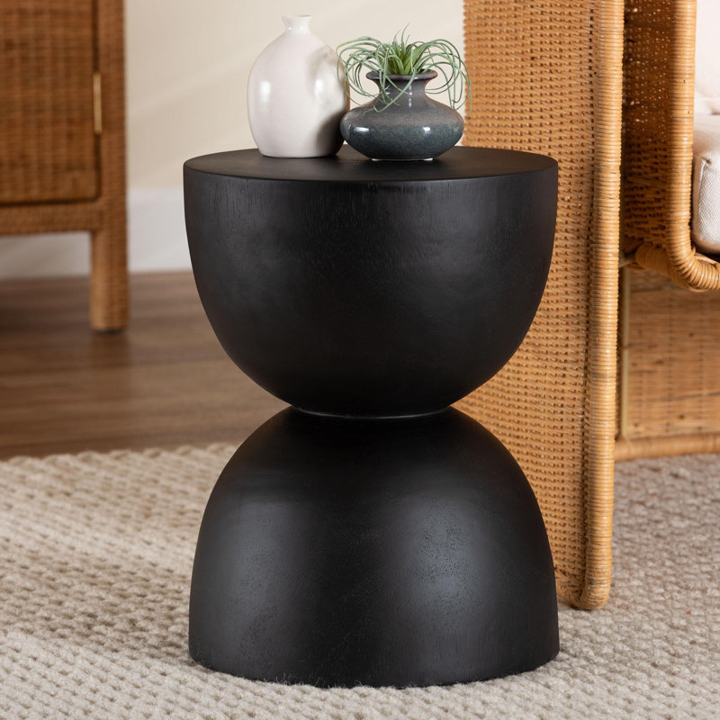 Table d'appoint Bali et Pari Nomiki en bois massif de Suar