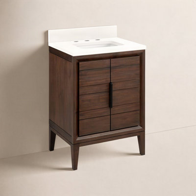 Aliso 24" Carrara Marble Single Bathroom Vanity