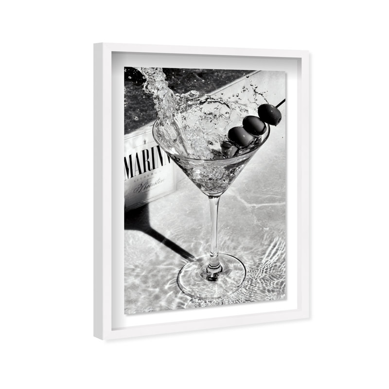 Chill Time II Print by Oliver Gal, 16.5"H x 11.5"W, White Shadowbox