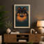 Pomeranian Portrait Modern - Wrapped Canvas-903374976-903374982