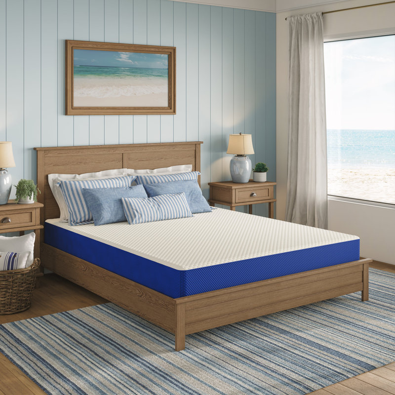 Matelas hybride 8 po Nautica de Nautica, ressorts ensachés, mousse à circulation d'air moyenne-ferme, support de bord, housse lavable