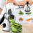  Zulay Kitchen Manual Rotary Cheese Grater With 3 Interchangeable Blades