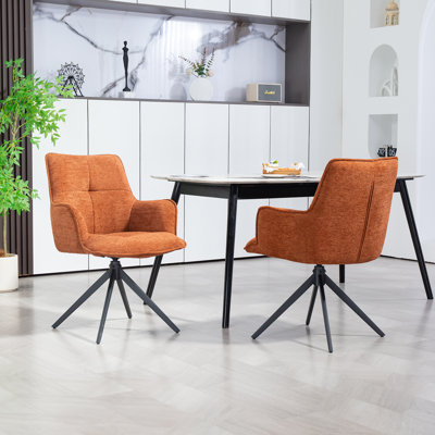 Jovi Polyurethane Upholstered Back Arm Chair