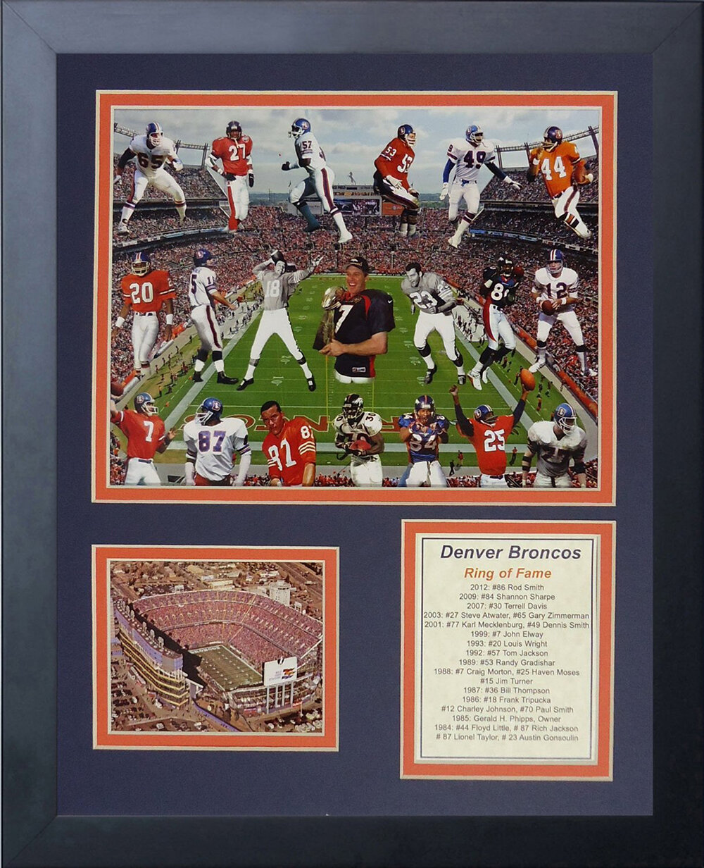 1999 Denver Broncos Super Bowl Framed Newspaper Cover Print 