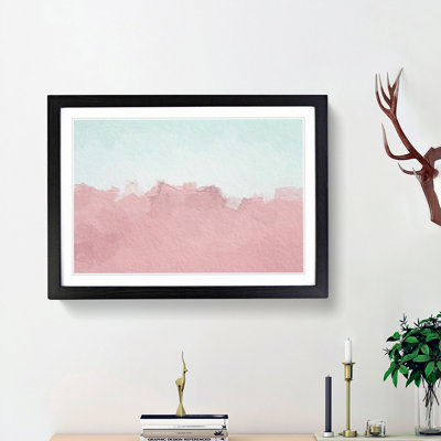 The Sand Dunes in Southern California in Abstract - Picture Frame Painting Print
