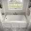 Baignoire de trempage en acrylique 60 po x 32 po, drain inclus-97545241