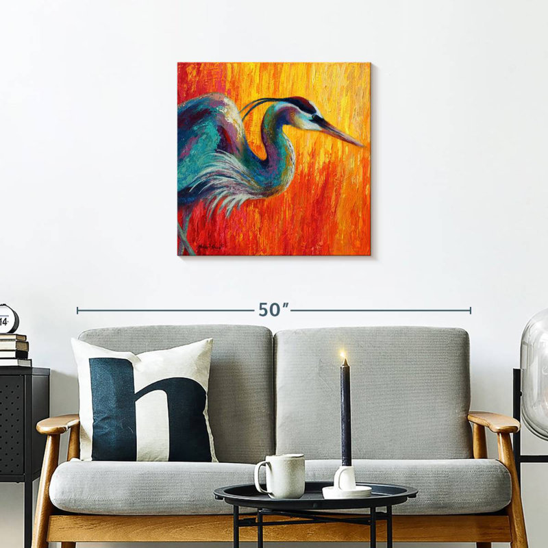 Brampt Heron III, 24" H x 24" W