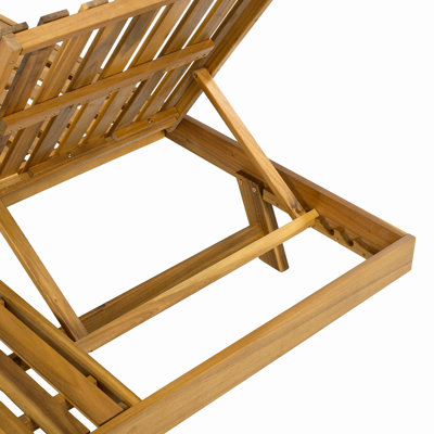 FAUTEUIL RÉGLABLE EN ACACIA