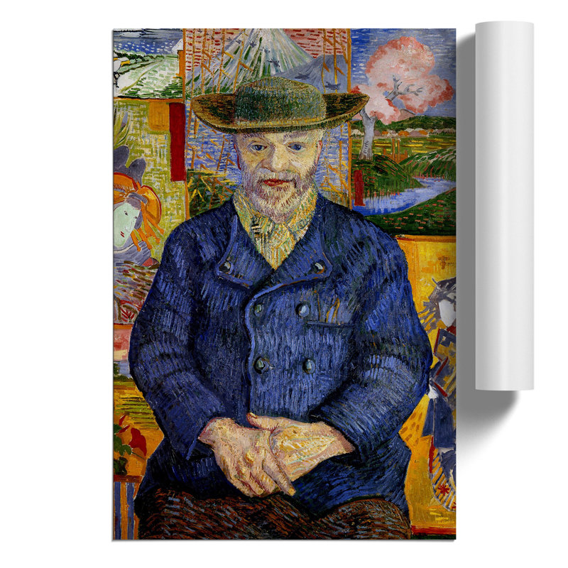 Portrait of Pecre Tanguy by Vincent van Gogh - Frameless Print, 59cm H x 42cm W x 0.1cm D