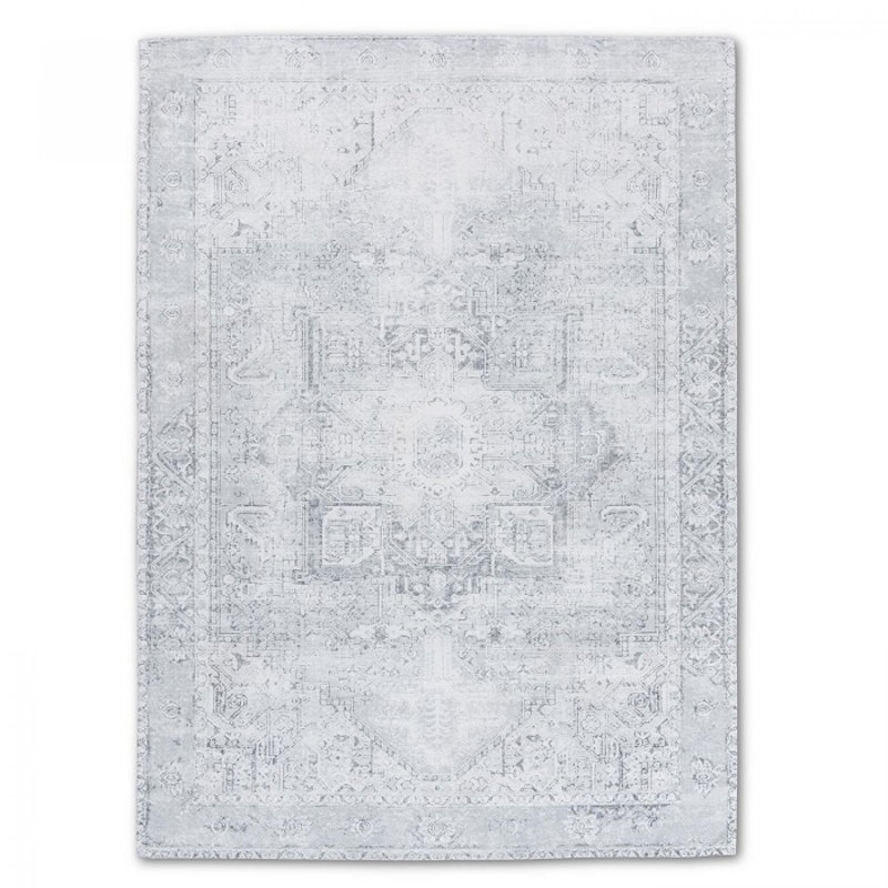 Sparx I Transitional Gray Washable Modern Rug, Rectangle 2'7" x 3'9"
