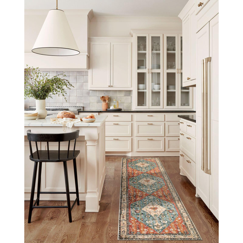 Tapis de salle de bain Watte Boho Tribal, Tapis de couloir 2 pi x 8 pi
