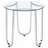 Chrome Round Glass Top End Side Table