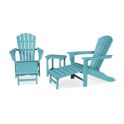 POLYWOOD Palm Coast Ultimate Adirondack 3-Piece Set