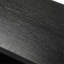 Table de bout noire avec option de chargement - Espace pour les petits appartements