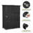 4 ft. W x 2 ft. D Outdoor Wooden Storage Shed with 2 Shelves and Lock-93918014