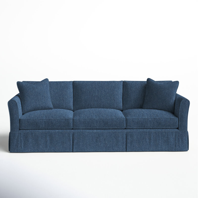 Canapé rembourré 83 po Shelby, Denim classique indigo sergé
