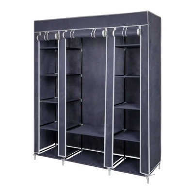 Gelb 150cm Portable Wardrobe