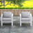 Arnhildur Aluminum Outdoor Lounge Chair-924642248-924642249