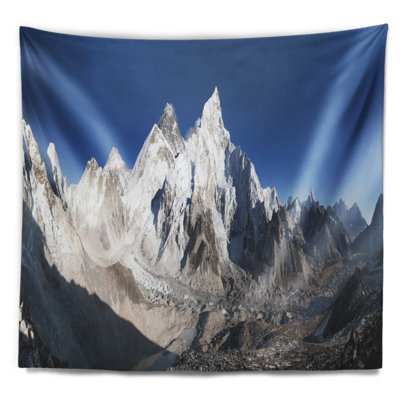 Tapisserie panoramique du glacier du mont Everest Schafer