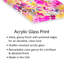 Couleur locale, rose et jaune sur verre acrylique-825536751