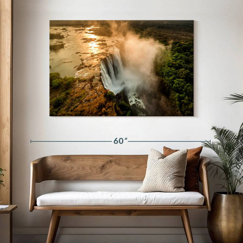 Alvord Victoria Falls Sunrise, H 32 po x l 48 po
