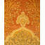 Tapis orange / ivoire en laine noué à la main de conception unique 8 pi 10 po x 12 pi 8 po Kendryck