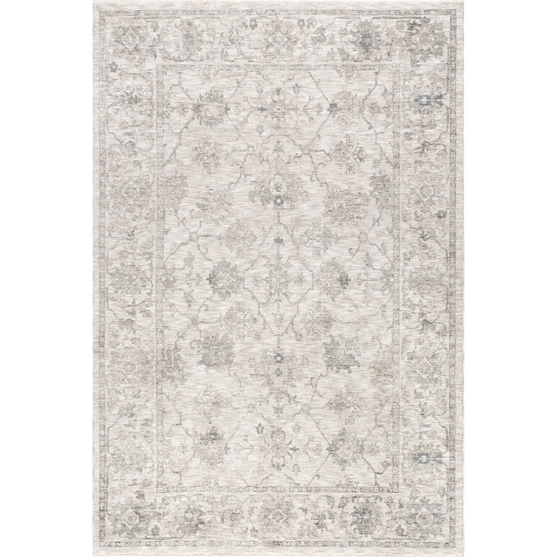 Georgianna Medallion Fringe Area Rug, Rectangle 5' x 8'