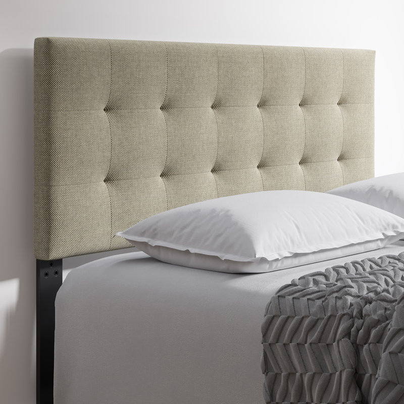 Pocatello Upholstered Headboard, Beige