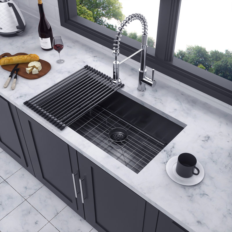 32 " L Undermount Single Bowl Stainless Steel Kitchen Sink