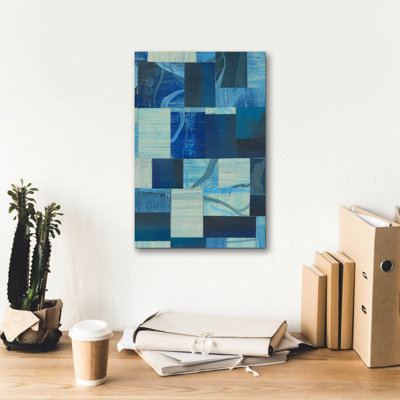" Denim Blocks II " by Regina Moore