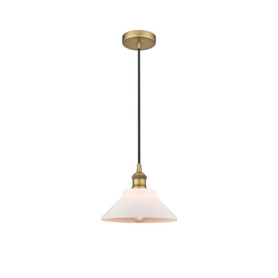 Luminaire suspendu conique à 1 lumière Choccolocco