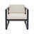 Withernsea Metal Outdoor Lounge Chair-1437597625