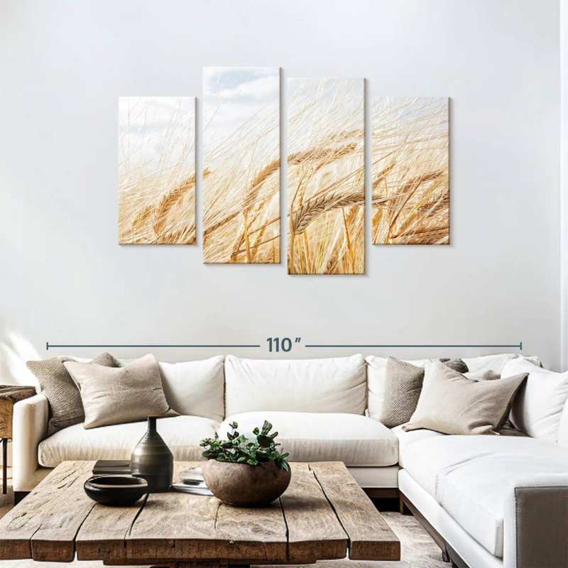 Harnek Barley, 48" H x 75" W