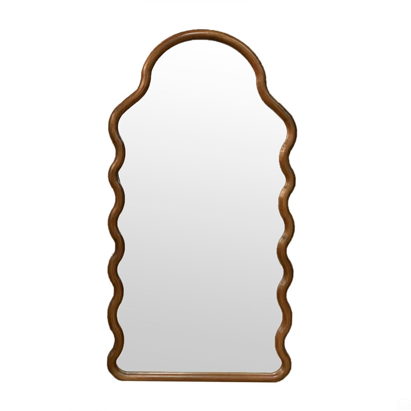 Arch Wood Mirror With Unique Frame