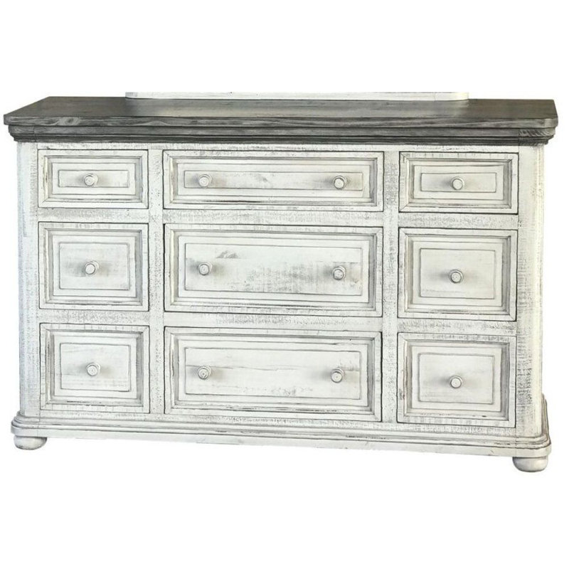 Commode 9 tiroirs l 61,12 po Leni (miroir non inclus)
