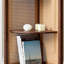 Armoire de coin en bois massif