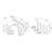 Huckins 3 Piece Writing Desk Office Set with Bookcase