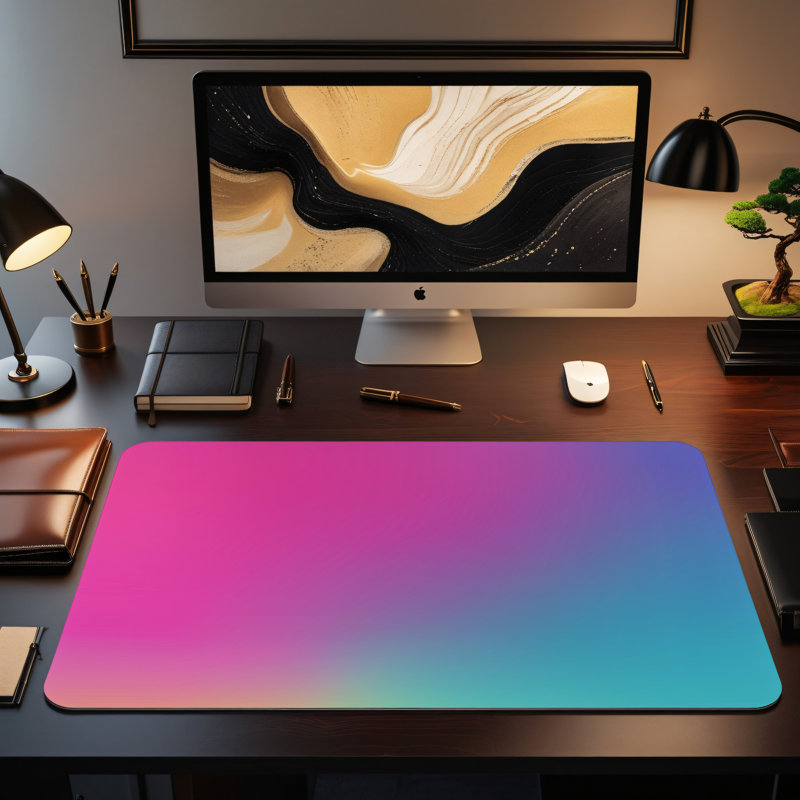 Polyester Desk Pad, 14.4x12.1