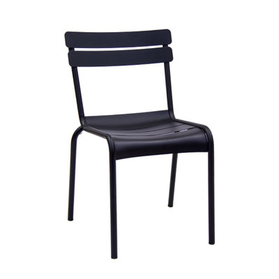Chaise d'appoint empilable pour patio