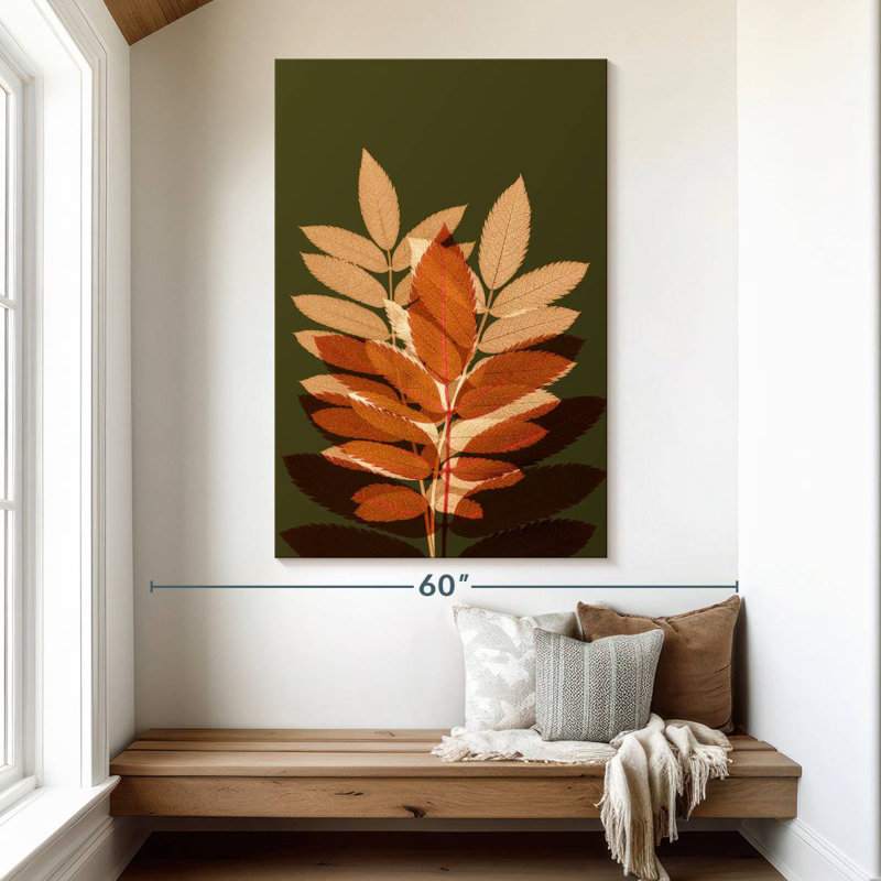 Harnek Fall Leaves II, 51" H x 34" W