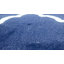 Tapis bleu / blanc Sera-743131755