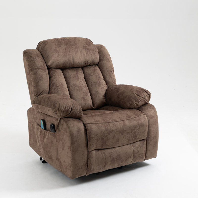 Recliners Lift Chair Relax Sofa Chair Livingroom Furniture Living Room Power Electric Reclining for Elderly, Brown