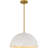 Portia 3-Light Brushed Gold Pendant